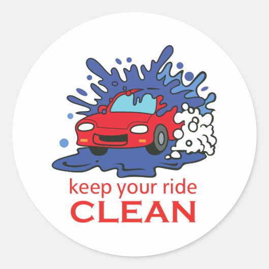 HOUD UW RIDLEAN RONDE STICKER (Voorkant)