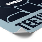 Houd Uw Schone Tanden - WPA Poster (Hoek)