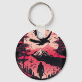 Houd uw sleutels veilig met Samurai-Sleutelhanger Sleutelhanger (Achterkant)