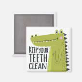 Houd uw tanden schoon magneet (Voorkant / Achterkant)