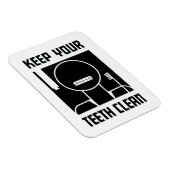 Houd uw tanden schoon magneet (Rechterzijde)