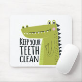 Houd uw tanden schoon muismat (Met muis)