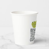 Houd uw tanden schoon papieren bekers (Voorkant)