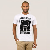 Houd uw tanden schoon t-shirt (Voorkant volledig)