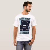 Houd uw tanden schoon t-shirt (Voorkant volledig)