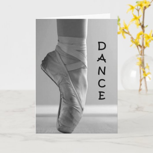 HOUD UW TOES, DANCE "30th" BIRTHDAY Kaart (Gele Bloem)