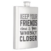 Houd uw vrienden dicht heupfles (Rechts)