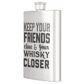 Houd uw vrienden dicht heupfles (Links)