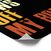 Houd uw wetten uit mijn lichaam Pro - keuze femini Poster (Hoek)