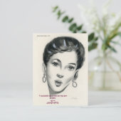 Houd uw WETTEN van mijn briefkaart LADYPARTS (Staand voorkant)