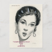 Houd uw WETTEN van mijn briefkaart LADYPARTS (Voorkant)