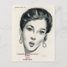 Houd uw WETTEN van mijn briefkaart LADYPARTS