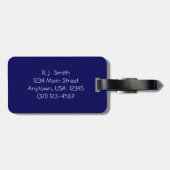 Houd vaak kalm en cruise, aangepast bagagelabel (Achterkant horizontaal)