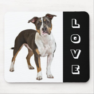 Houd van American Staffordshire Terrier  Hond Muis Muismat
