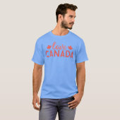 houd van Canada grappig T-shirt (Voorkant volledig)