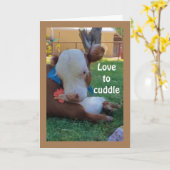 HOUD VAN *CUDDLE* MET *JOU* JUBILEUM LOS KAART (Gele Bloem)