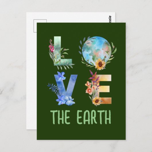 HOUD VAN DE AARDE BRIEFKAART (Voorkant / Achterkant)