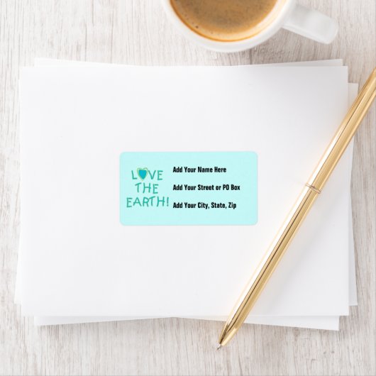 Houd van de Aarde Milieu Etiket (Insitu)