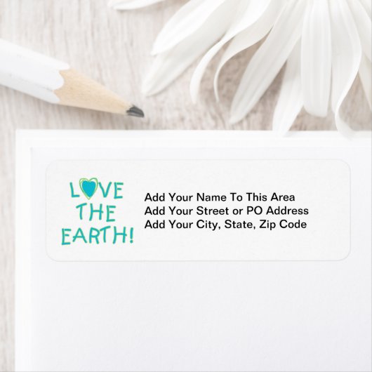 Houd van de Aarde Milieu Etiket (Insitu)
