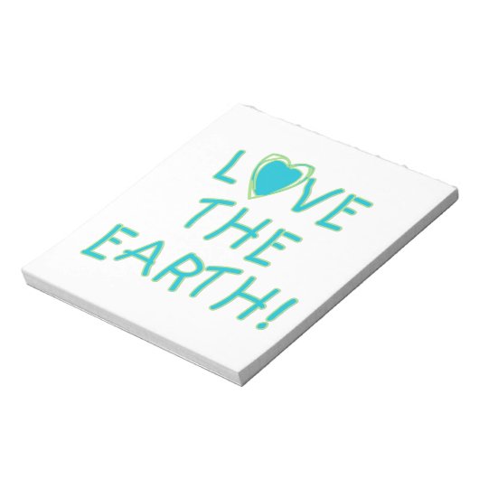 Houd van de Aarde Milieu Notitieblok (Linkerzijde)