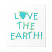 Houd van de Aarde Milieu Notitieblok (Voorkant)