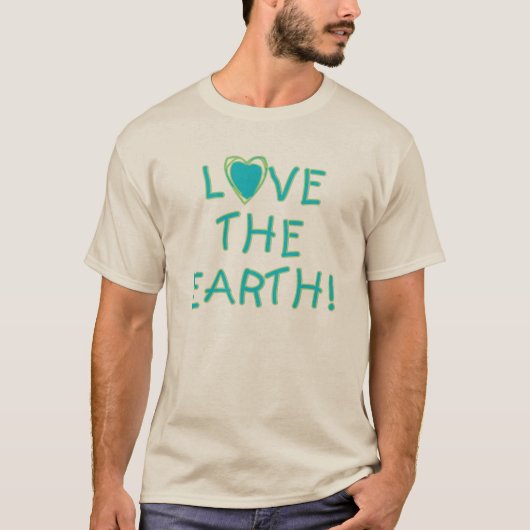 Houd van de Aarde Milieu T-shirt (Voorkant)