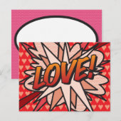 HOUD VAN DE Bubble voor berichtenspreken Briefkaart (Voorkant / Achterkant)