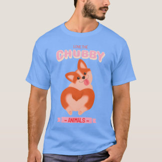 Houd van de dikke dieren 12 vriend t-shirt