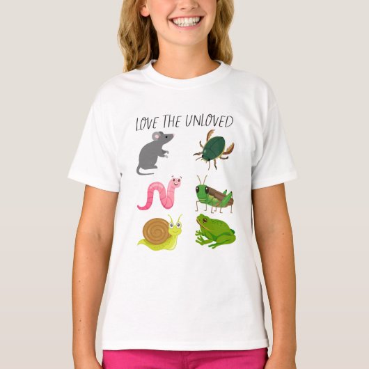 Houd van de onbeminde geestelijke gezondheid Bewus T-shirt (Voorkant)