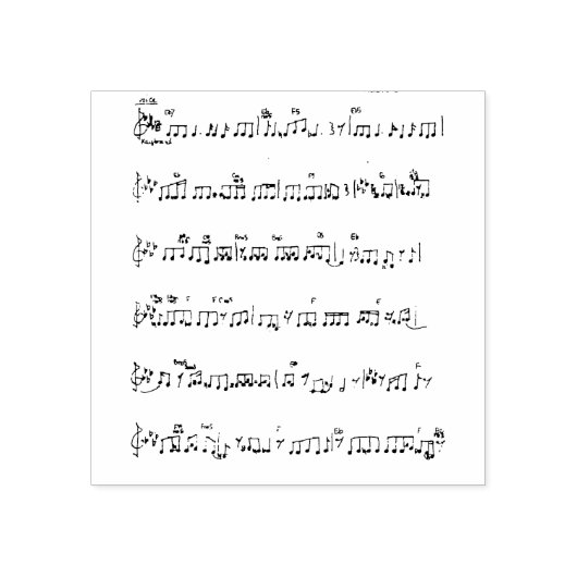 Houd van de Promise Bladmuziek rubberen stempel (Afrduk)