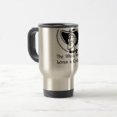 Houd van een Cowboy Reisbeker (Voorkant links)