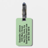 Houd van een Nurse Heart Stethoscoop Design Bagagelabel (Achterkant verticaal)