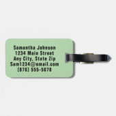 Houd van een Nurse Heart Stethoscoop Design Bagagelabel (Achterkant horizontaal)