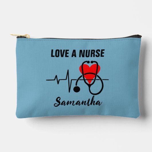 Houd van een Nurse Heart Stethoscoop Design Etui (Voorkant)