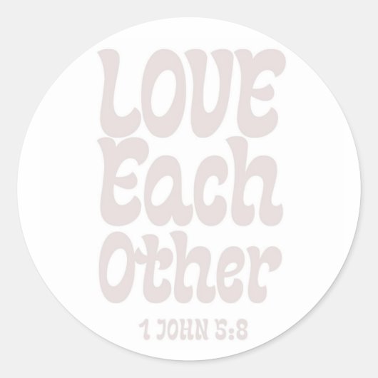 Houd van elkaar Sticker, bruiloft uitnodigen, gelo Ronde Sticker (Voorkant)