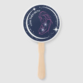 Houd van hen beiden pro-life kerk of evenement handwaaier (Achterkant)