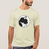 HOUD VAN HET T-shirt BOO Cat, donker (Voorkant)