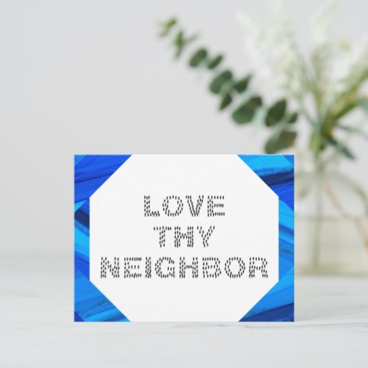 HOUD VAN HUN Briefkaart VAN DE BUURT (Staand voorkant)