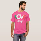 Houd van Italië vintage T-shirt (Voorkant volledig)