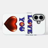 HOUD VAN JE Case-Mate iPhone CASE (Achterkant (horizontaal))