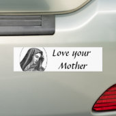 Houd van je Moeder Bumpersticker (Op auto)