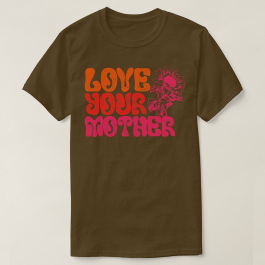 Houd van je moeder t-shirt (Design voorkant)