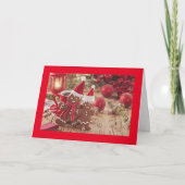 HOUD VAN JE ***MOM** CHRISTMAS LIEFT FEESTDAGEN KAART (Voorkant)