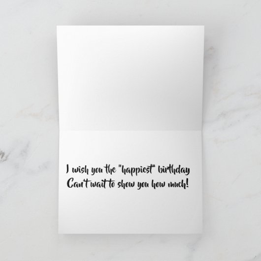 ***HOUD VAN JE PARTIJ** SHOW U OP UW BIEDDAAGSE KA KAART (Binnen)