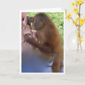 Houd van je reflectie op elke verjaardag kaart (Gele Bloem)