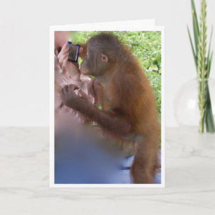 Houd van je reflectie op elke verjaardag kaart