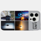 Houd van jezelf 4 foto collage esthetische telefoo Case-Mate iPhone case (Achterkant (horizontaal))
