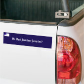 Houd van Jezus Bumpersticker (Op Truck)