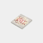 Houd van Jezus Post-it® Notes (Schuin)