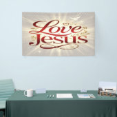 Houd van Jezus Spandoek (Beurs)